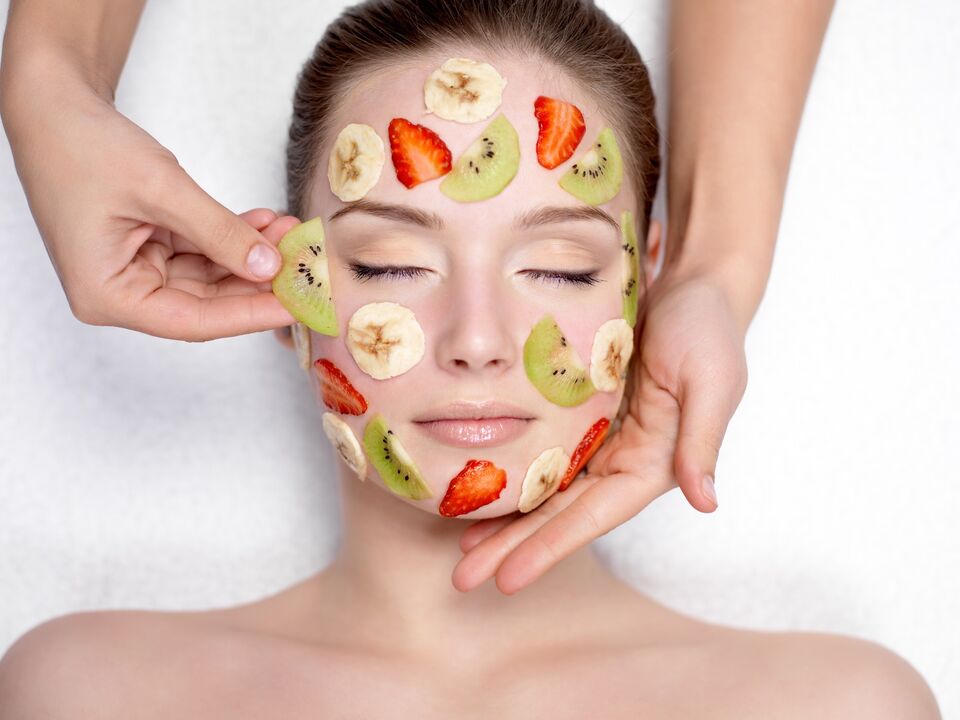 masque aux fruits pour le rajeunissement de la peau
