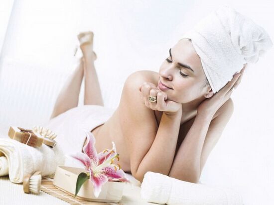 Les soins de la peau commencent par un bain.